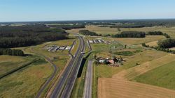 폴란드 서포모제주의 슈체친 근처 E65