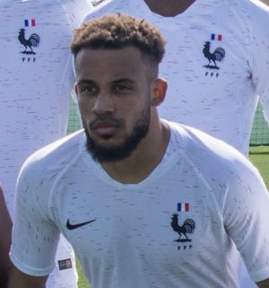 2019년 프랑스 U-20 팀에서 출전하는 음뵈모