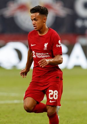 2022-2023 시즌 프리 시즌 경기에서 리버풀 소속으로 뛰는 카르발류