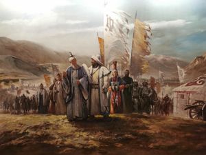 구처기가 칭기즈 칸을 만남