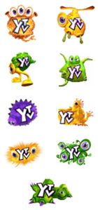 2000년부터 2007년까지 사용된 다양한 크리처 로고 중 하나.