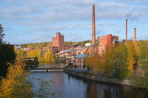 노키아의 오래된 산업 건물