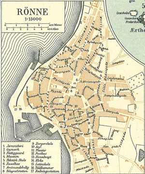 1900년의 뢰네 시가지