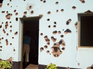 르완다 키갈리 벨기에 UN 요원 학살 현장