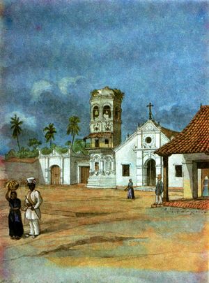 1845년 에드워드 월하우스 마크의 산타 바르바라 교회