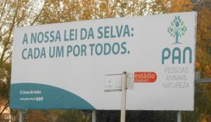 2015년 포르투갈 입법 선거를 위한 코임브라 야외 광고