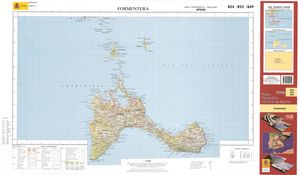 포르멘테라섬 지도