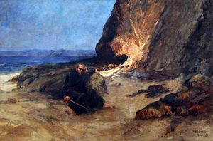 조제 드 안시에타 (1534–1597), 투피어의 첫 번째 문법학자, 안토니우 파헤이라스의 상상화