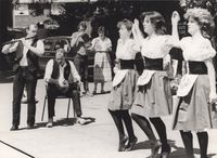 1985년 아일랜드 음악가와 댄서