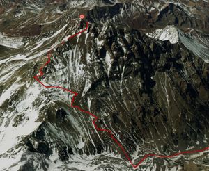 아콩카과산 정상 등반로