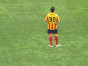 2012년 4월 US 레체에서 뛰는 오도