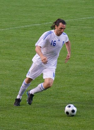 2008년 그리스 대표팀의 키르야코스.