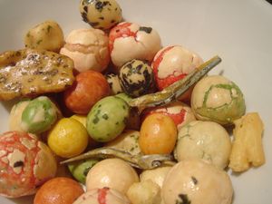 땅콩을 덮은 아라레