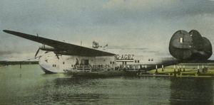 셰디액 만에 정박한 보잉 314 클리퍼, c. 1941