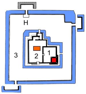 사사야마성 부지 계획도