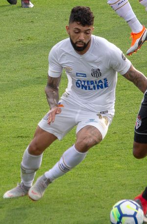 2018년 산투스에서 활약하는 가브리에우