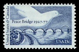 미국 피스 브리지 우표
