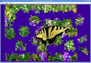 조각 회전이 가능한 소프트웨어 직소 퍼즐