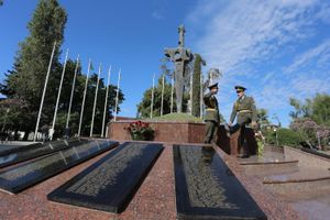 수후미의 "영광의 공원", 1992-1993년 전쟁에서 전사한 압하지야 군인들을 기념함