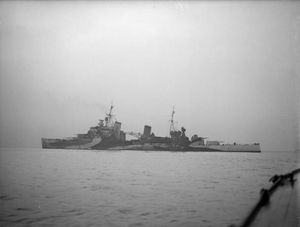 바렌츠 해 해전 후의 경순양함 셰필드