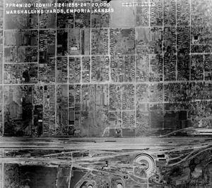 1944년 엠포리아 항공 사진