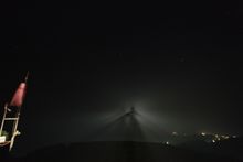 자동차 하이라이트에 의한 브로켄 현상