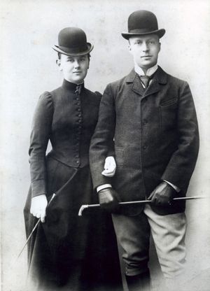 1900년 빌헬미나 여왕과 헨드릭 공