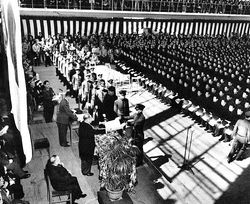 1957년 3월 26일제1회 방위대학교 졸업식