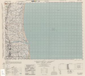 자오시(Shōkei로 표기)를 포함한 지도 (1944년)