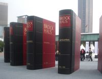 브록하우스사의 디스플레이 광고