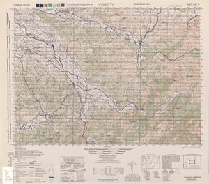 주둥진(Chikutō)과 주변 지역 지도 (1944년)