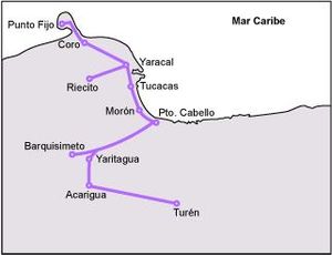 Sistema Ferroviario Centro Occidental de Venezuela}})