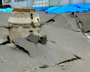 삿포로시기요타구에서 발생한 액상화 현상