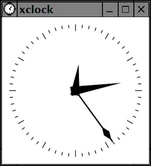 xclock 애니메이션