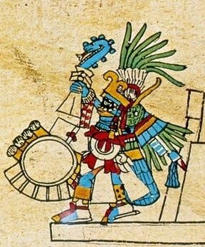 보르보니쿠스 코덱스에 묘사된 우이칠로포치틀리.