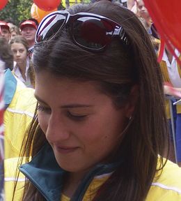 2008년 하계 올림픽 이후 브리즈번 올림픽 귀향 퍼레이드에서의 라이스