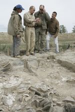 포르바진을 방문한 푸틴(가운데)과 알베르 2세(오른쪽)