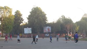 안치라베 시내에서 열린 축구 경기