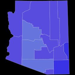 선거 결과 (군별)머독: 60–70% 70–80% 80–90%