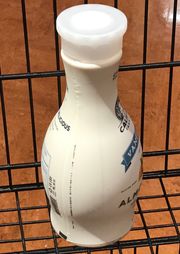 우유 PET병의 수축 라벨