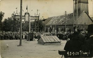 1930년 플룽게에서 대 비타우타스 서거 500주년 기념식