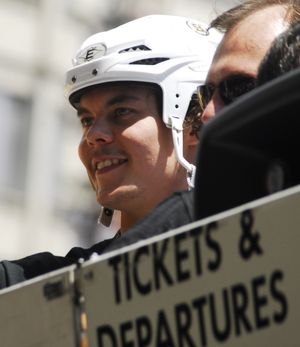 2011년 스탠리 컵 우승 퍼레이드 중인 라스크