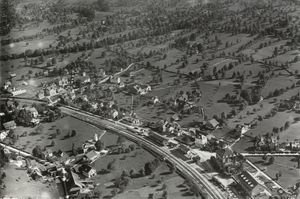 발터 미텔홀처가 촬영한 1923년의 항공 사진