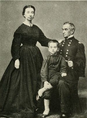 앤더슨, 아내 엘리자 베이야드 앤더슨, 아들 로버트 주니어