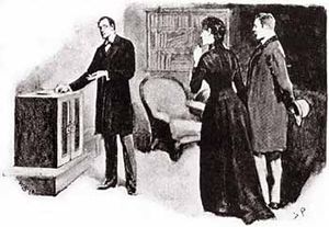 홈즈, 헬렌 스토너와 왓슨 (시드니 파젯 삽화)