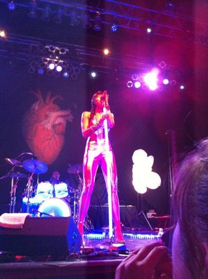 켈리스, 2010년 7월 로빈과 함께 투어 중 공연