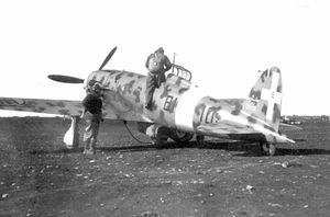 전투 중 맥키 202에 탑승하는 이탈리아 파일럿