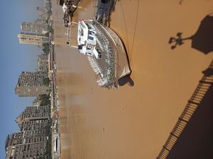 2020년 3월 "드래곤 폭풍" 이후의 나일 강