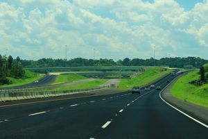 2016년 현재 I-65와 버밍햄에서 동쪽 종점. 이 고속도로는 US 31로 동쪽으로 연장될 예정이다.