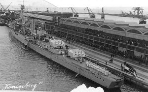 폴란드 그디니아를 방문한 쾨니히스베르크